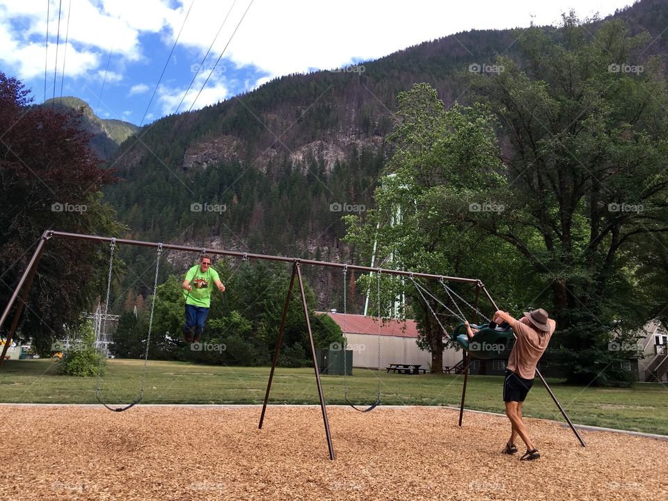 Fun in the playground
