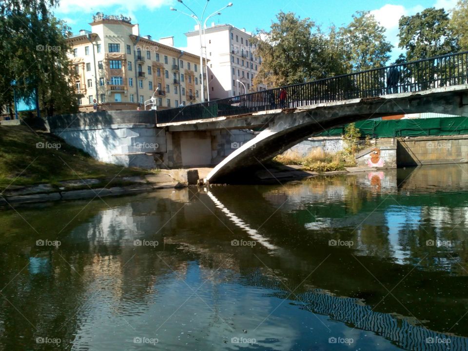 river streetscape