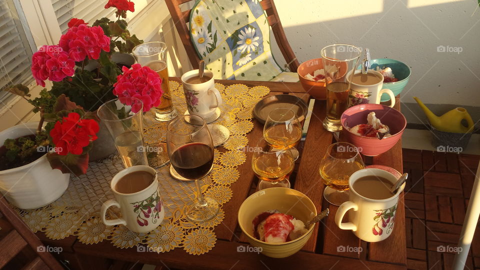 Aperitif . After dinner