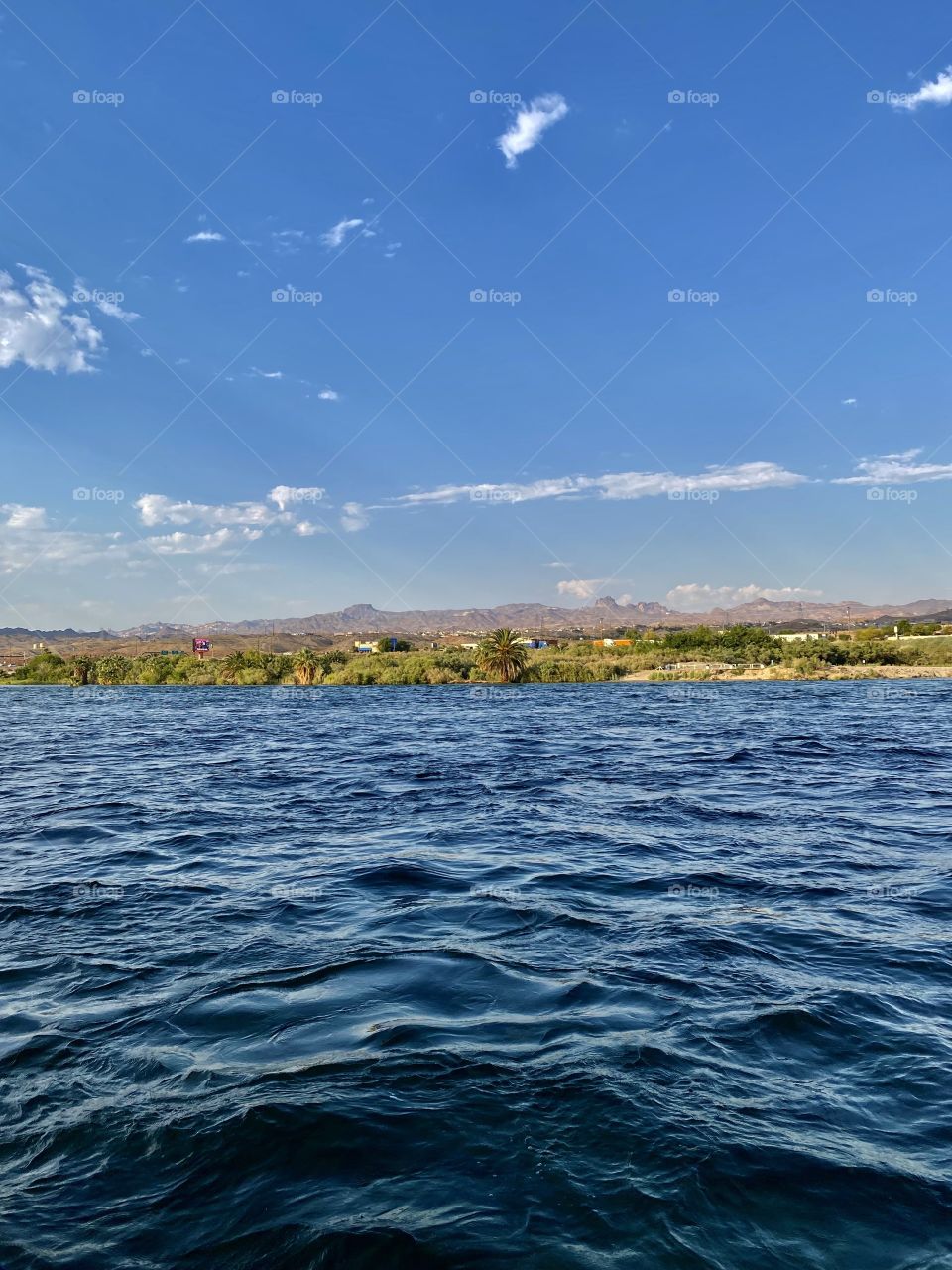 View of Bullhead City Arizona from Laughlin Nevada 