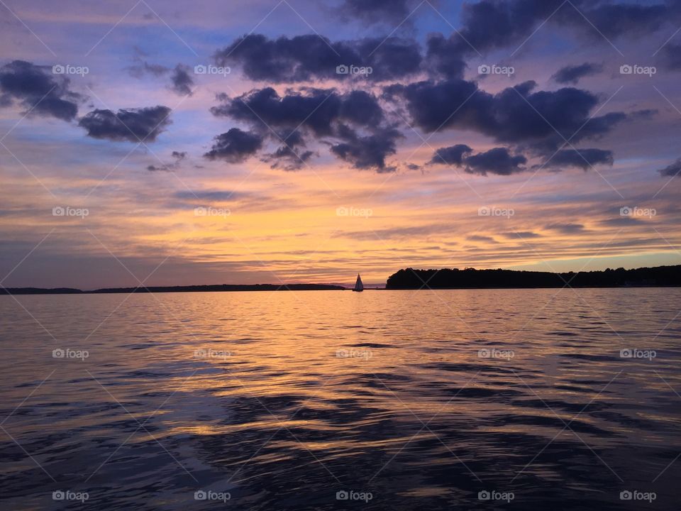Sunset on the Long Island Sound