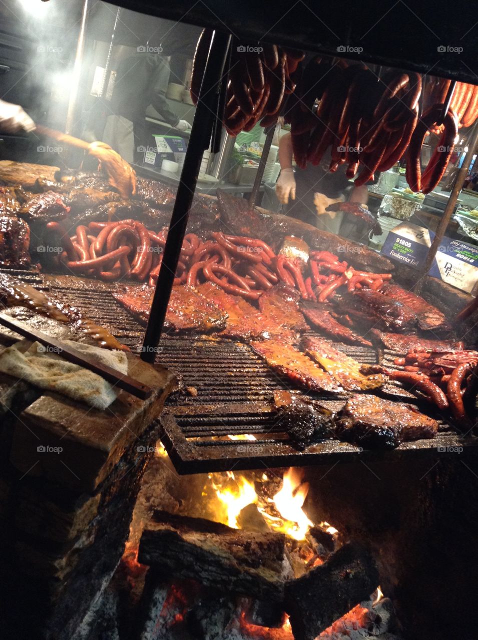 Salt Lick. Photo of the BBQ pit at The Salt Lick in Dripping Springs, TX