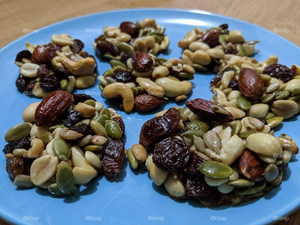 Seven whole grain cookies are enough for me.