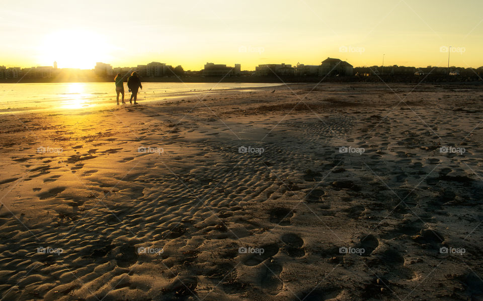 Salthill beach, Galway