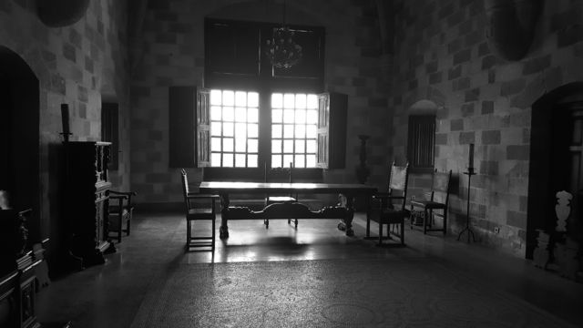 Castle Room (Black & White)