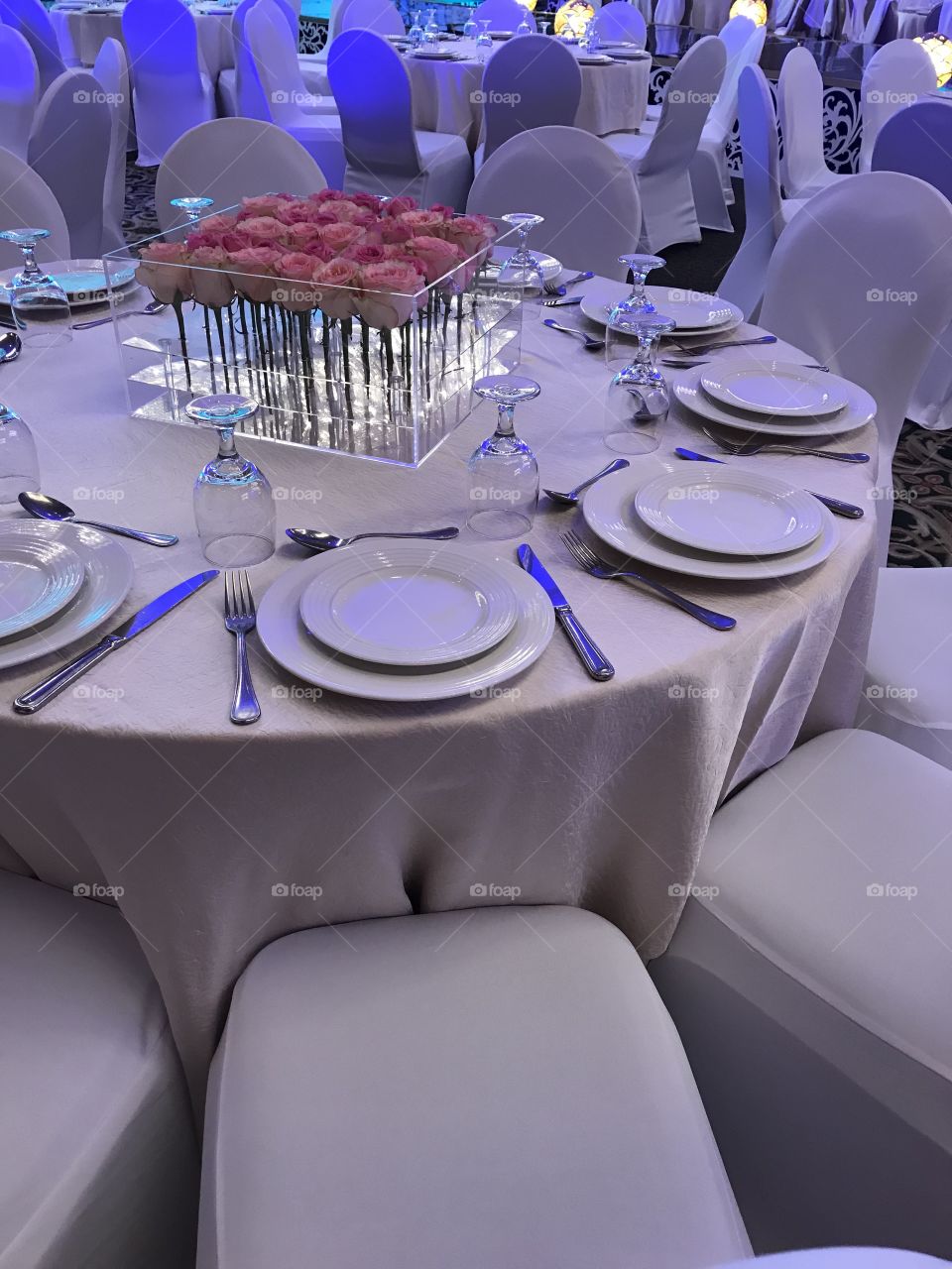 Arabian ladies wedding  table set up 