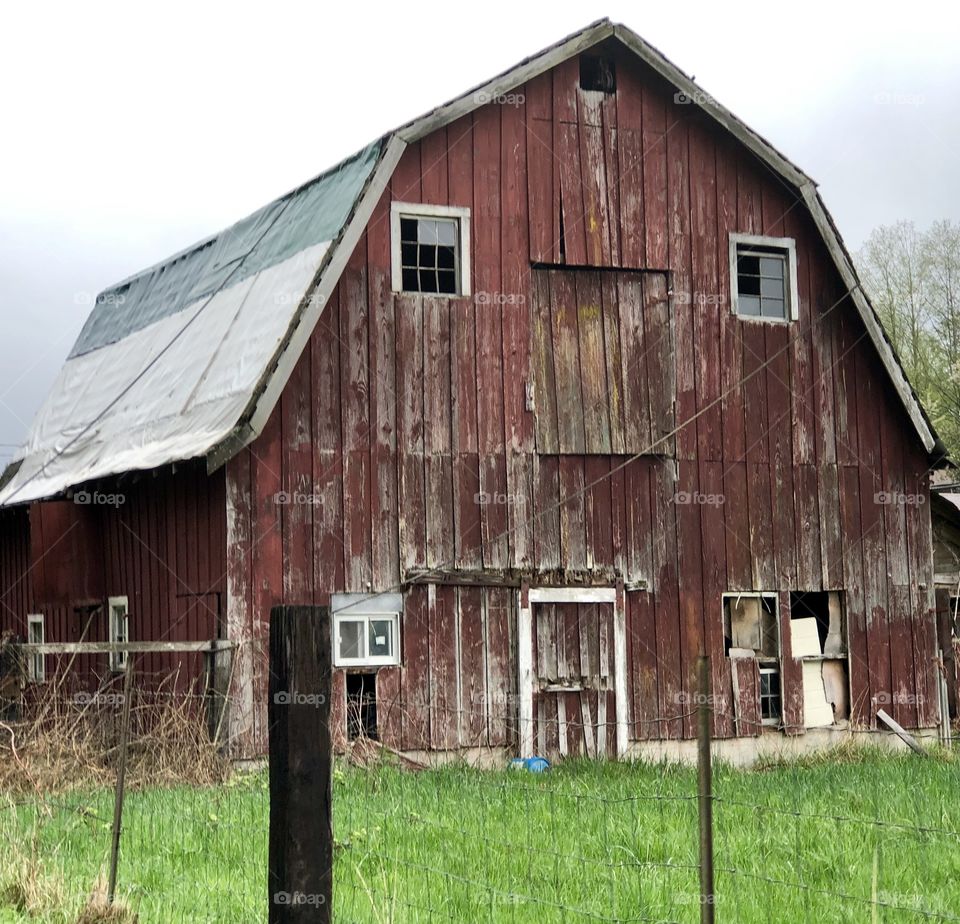 Rural Vintage Barn in the Country 