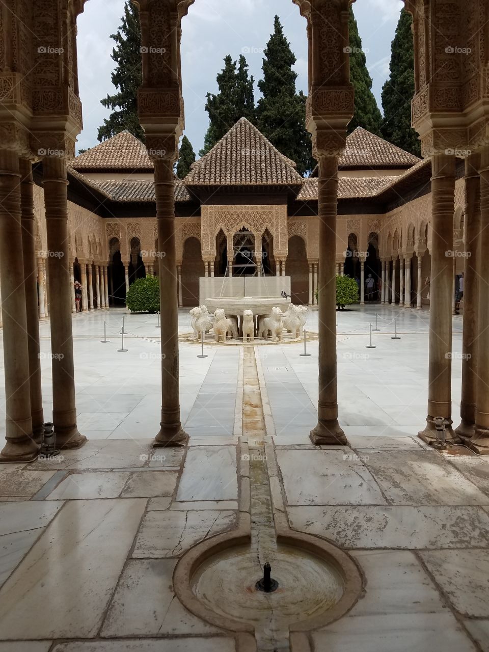 Nazaries palace at Alhambra