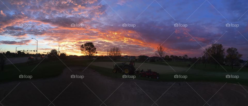 Tractor at Dawn 