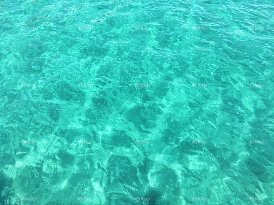 Crystal clear water
