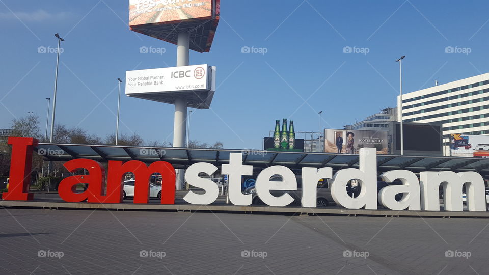 Amsterdam sign