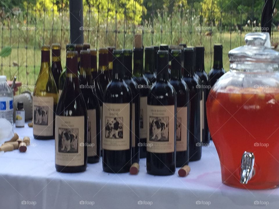 Susan Archer. Drinks await at a Farm to Table dinner