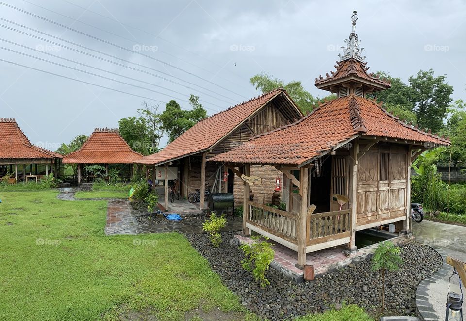 Traditional house in Yogyakarta 