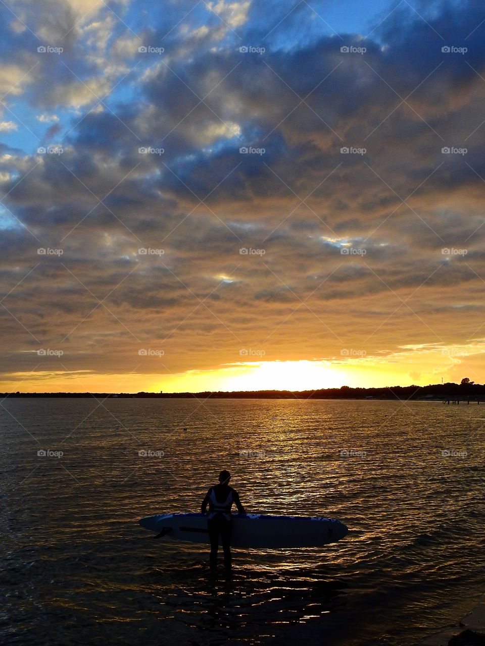 End of windsurfing for the day