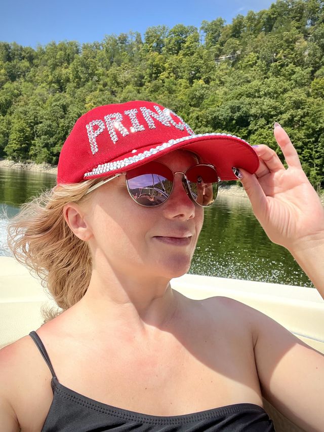 Cute hat to keep the sun out of my eyes