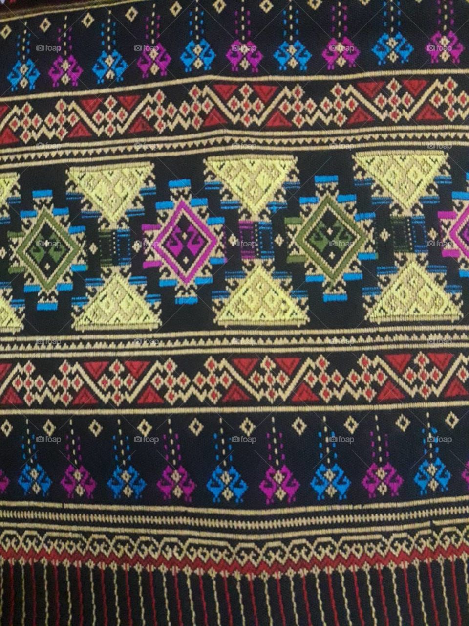 Traditional handmade cloth,Thailand.