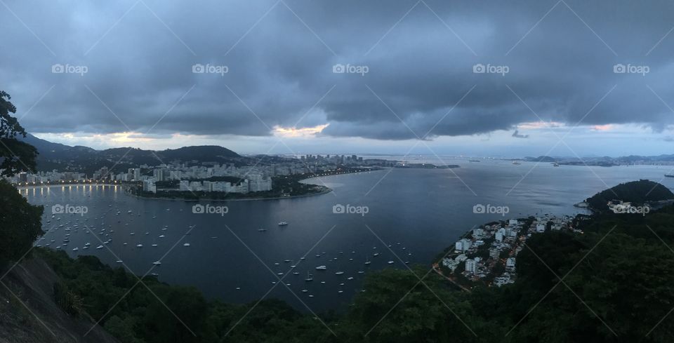 Sunset from Rio de Janeiro 