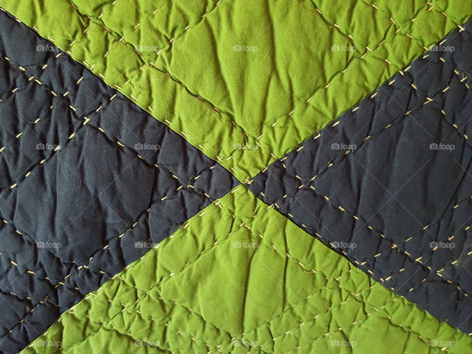 Green and Navy Quilt Blocks