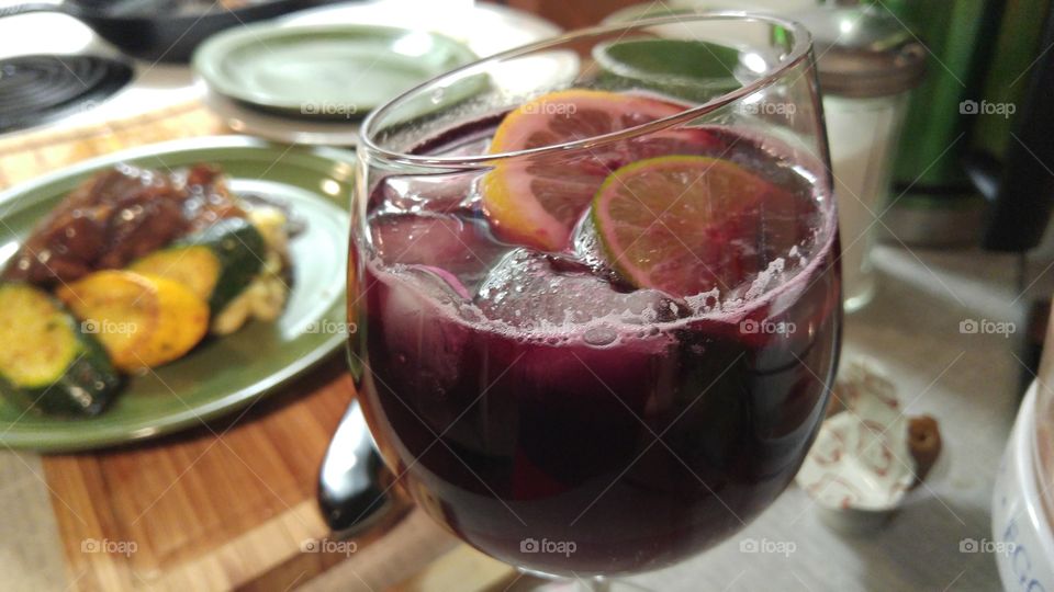 sangria and steaks