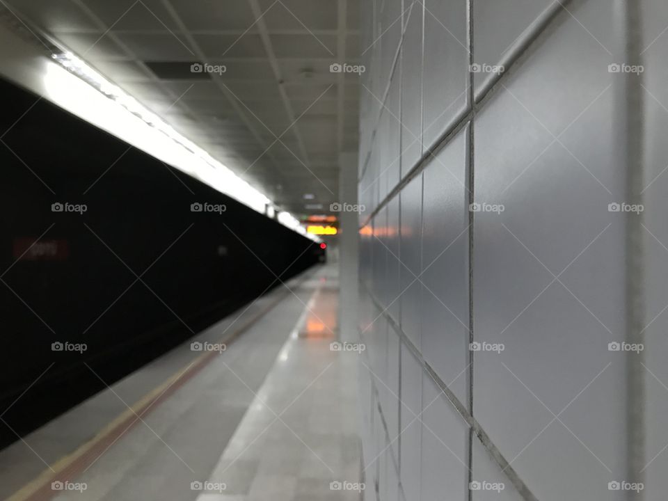 Subway System, Tunnel, Blur, Airport, Light