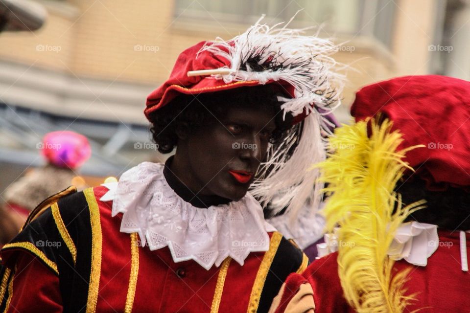 Black piet in Holland 