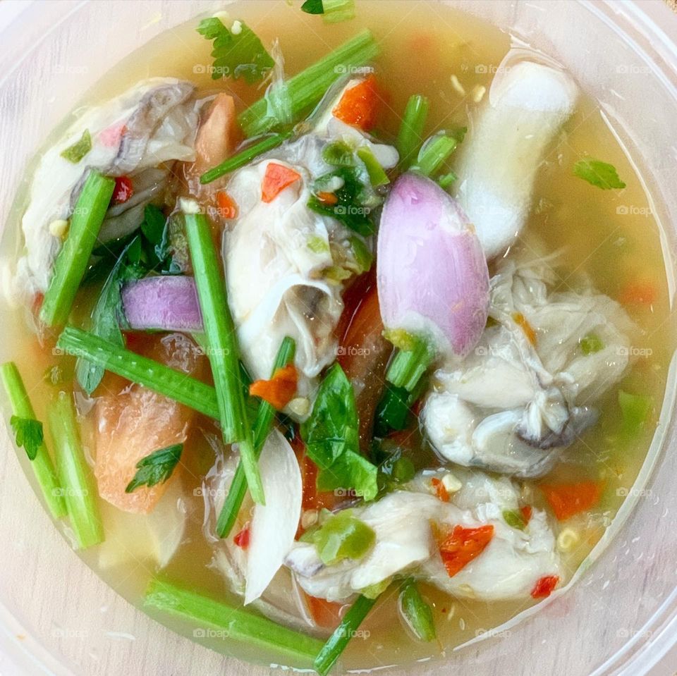 Thai salad snacks great for pairing with beer