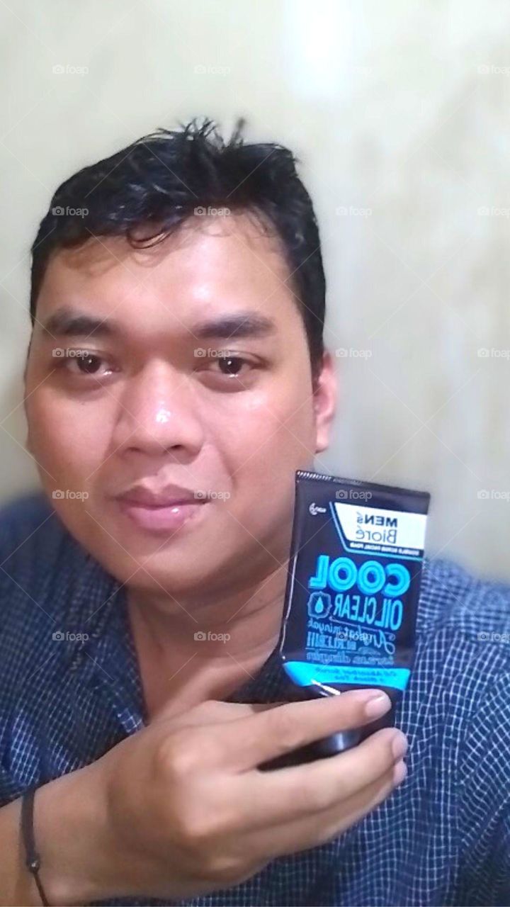 MEN's Biore COOL OIL CLEAR