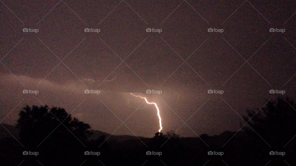 Back yard lightning
