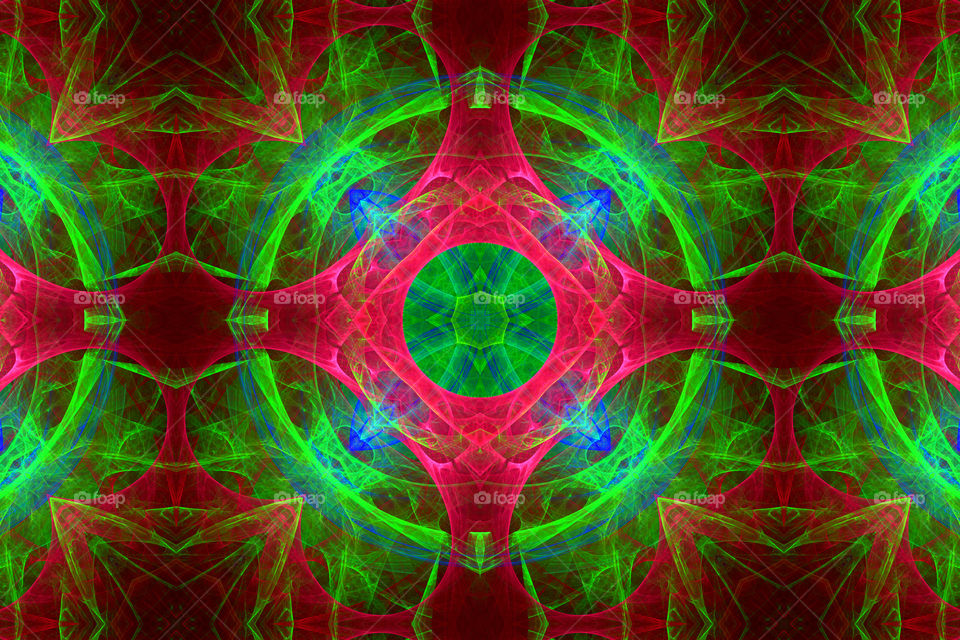 multicolored fractal