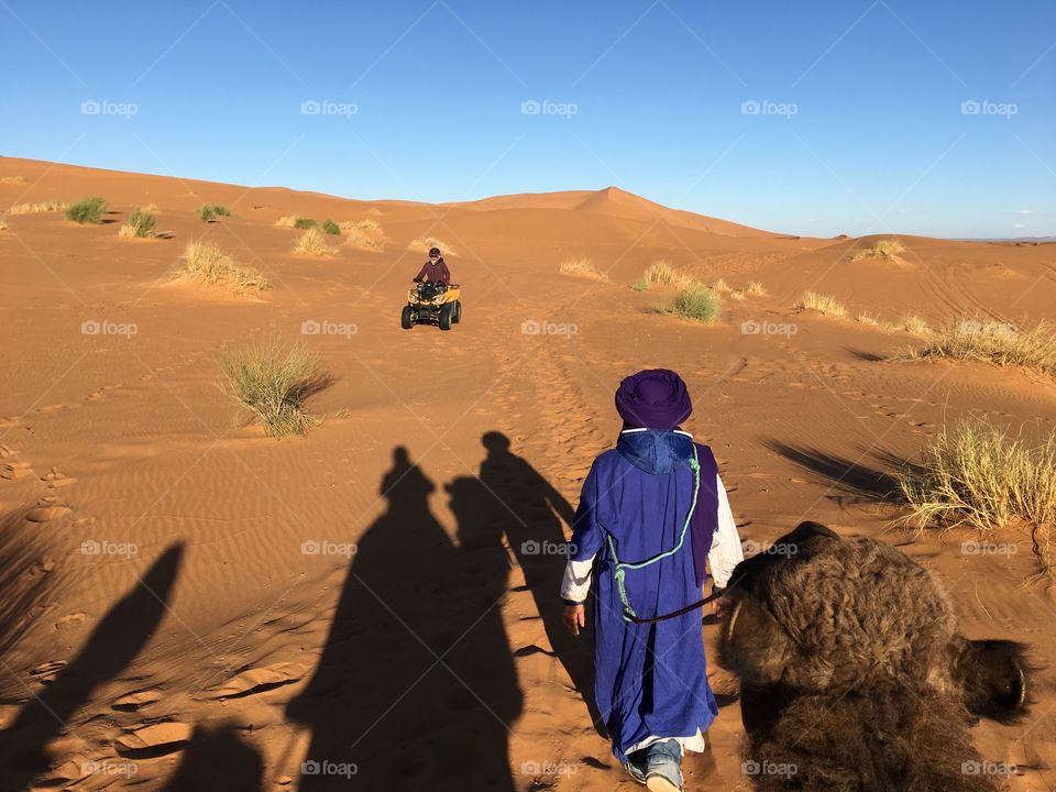 Adventures in the Sahara on camel and atvs