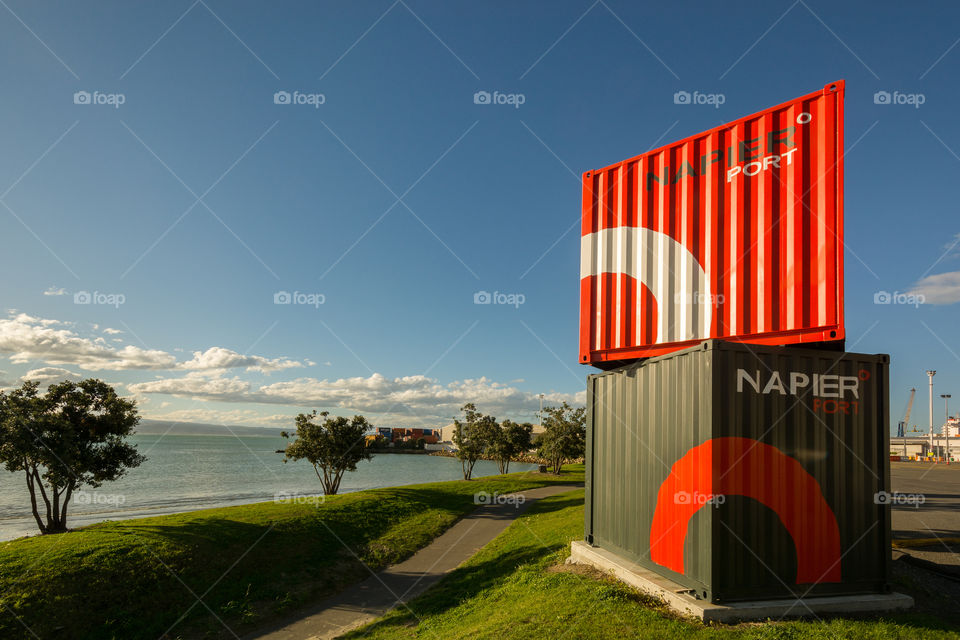 Napier harbour New Zealand