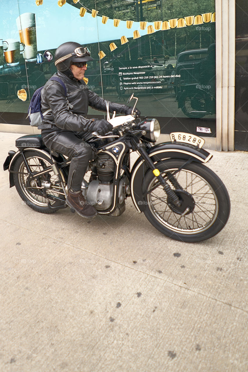 Vintage Motorcycle 