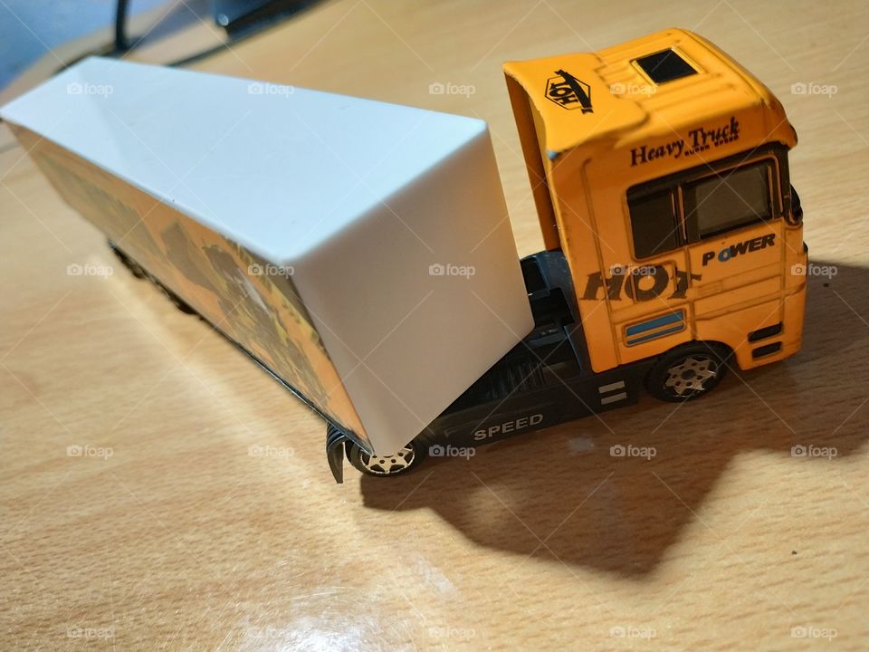 truck model car - beside