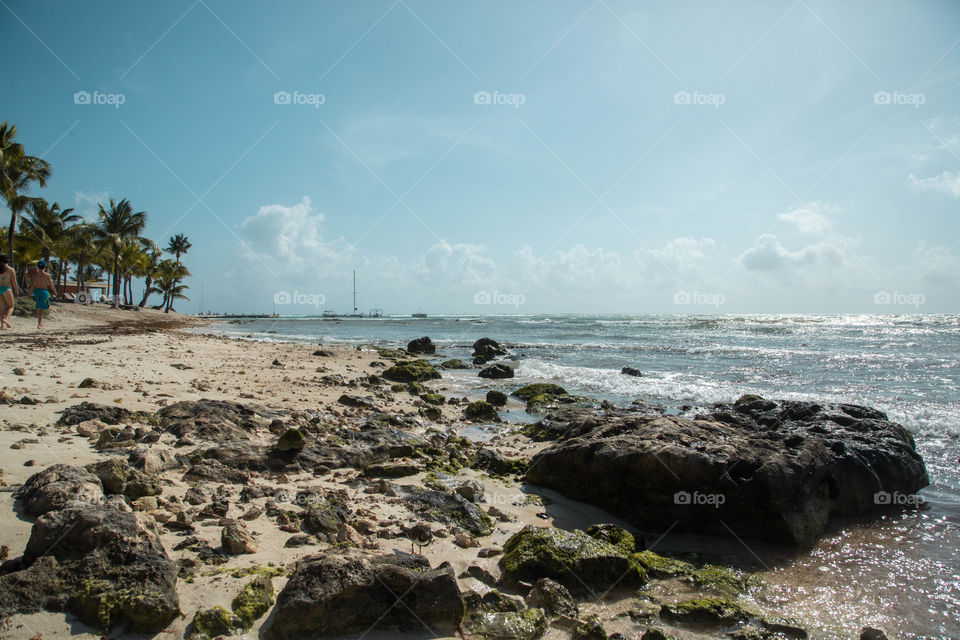 Cancun beach. Taken on the beach of Mexico