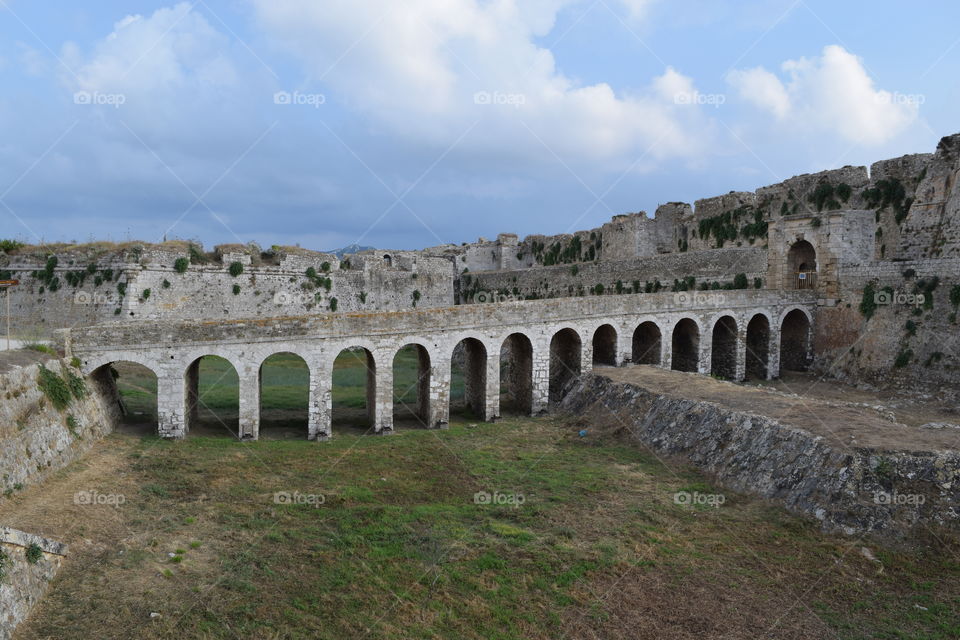 Methoni Castle Gate. Greece Methoni Castle Gate