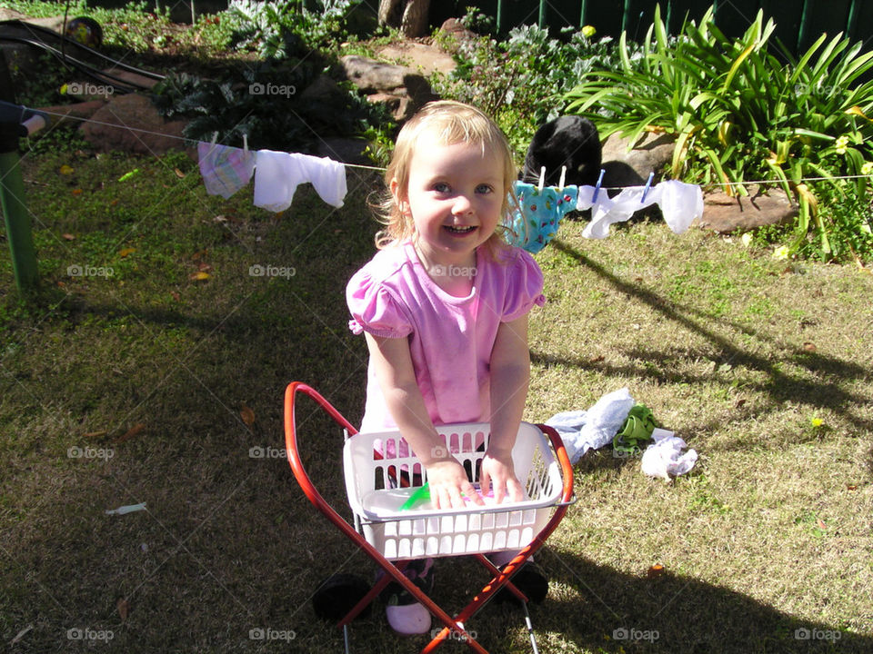 Even dolls cloths need washing