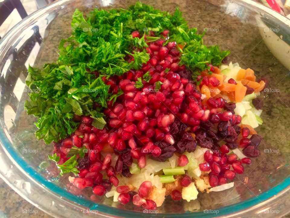 Stuffing prep