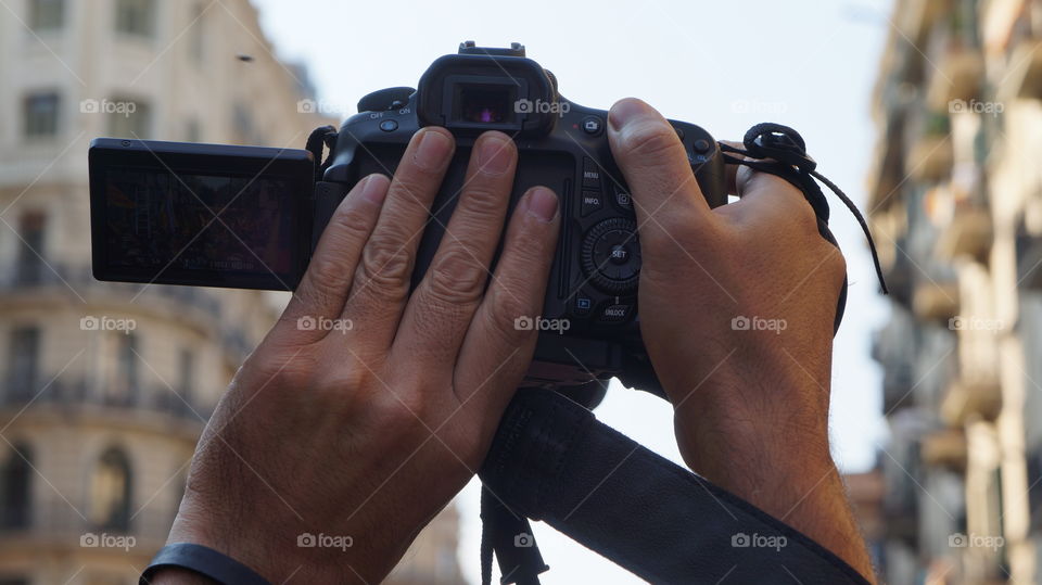 Hands and Camera