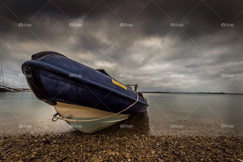 Wide angle boat photo