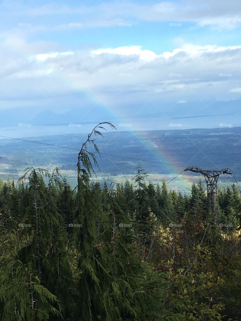 Rainbow in the hills