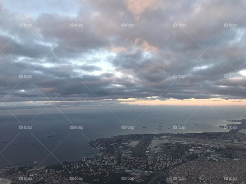 The celestial beauty of the skies - clouds like a child's dream - makes us feel extraterrestrial, like angels. Prayers might come true more up here.