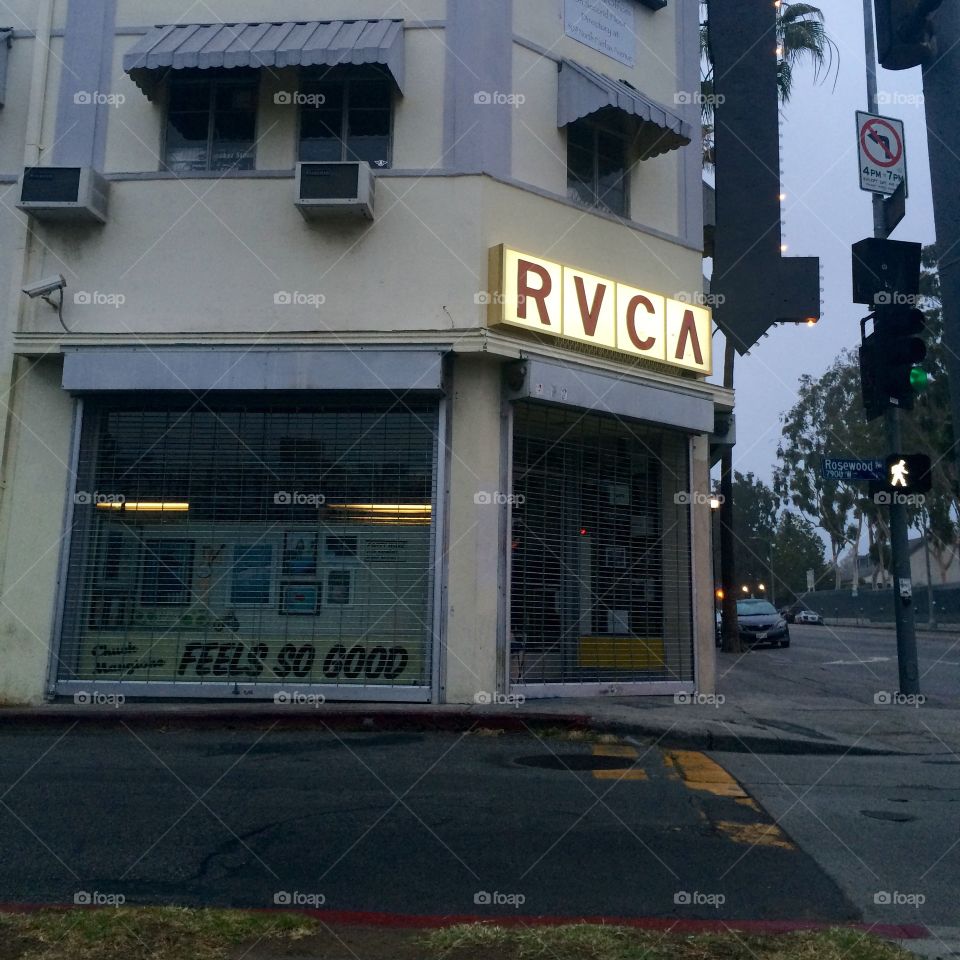 RVCA Store in LA