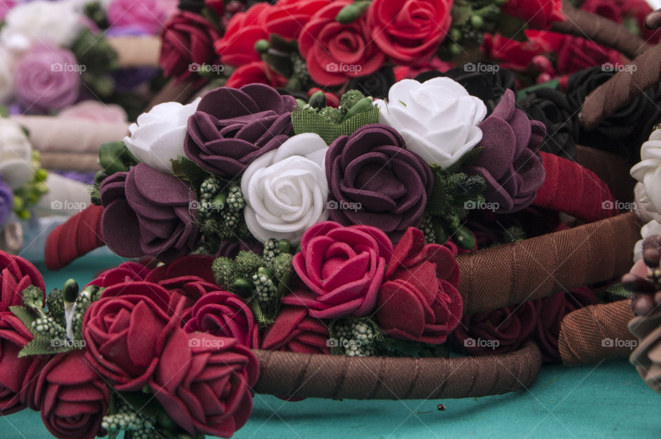 head adornment. wreath