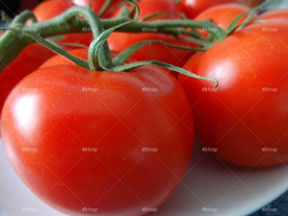 red fresh tomatoes