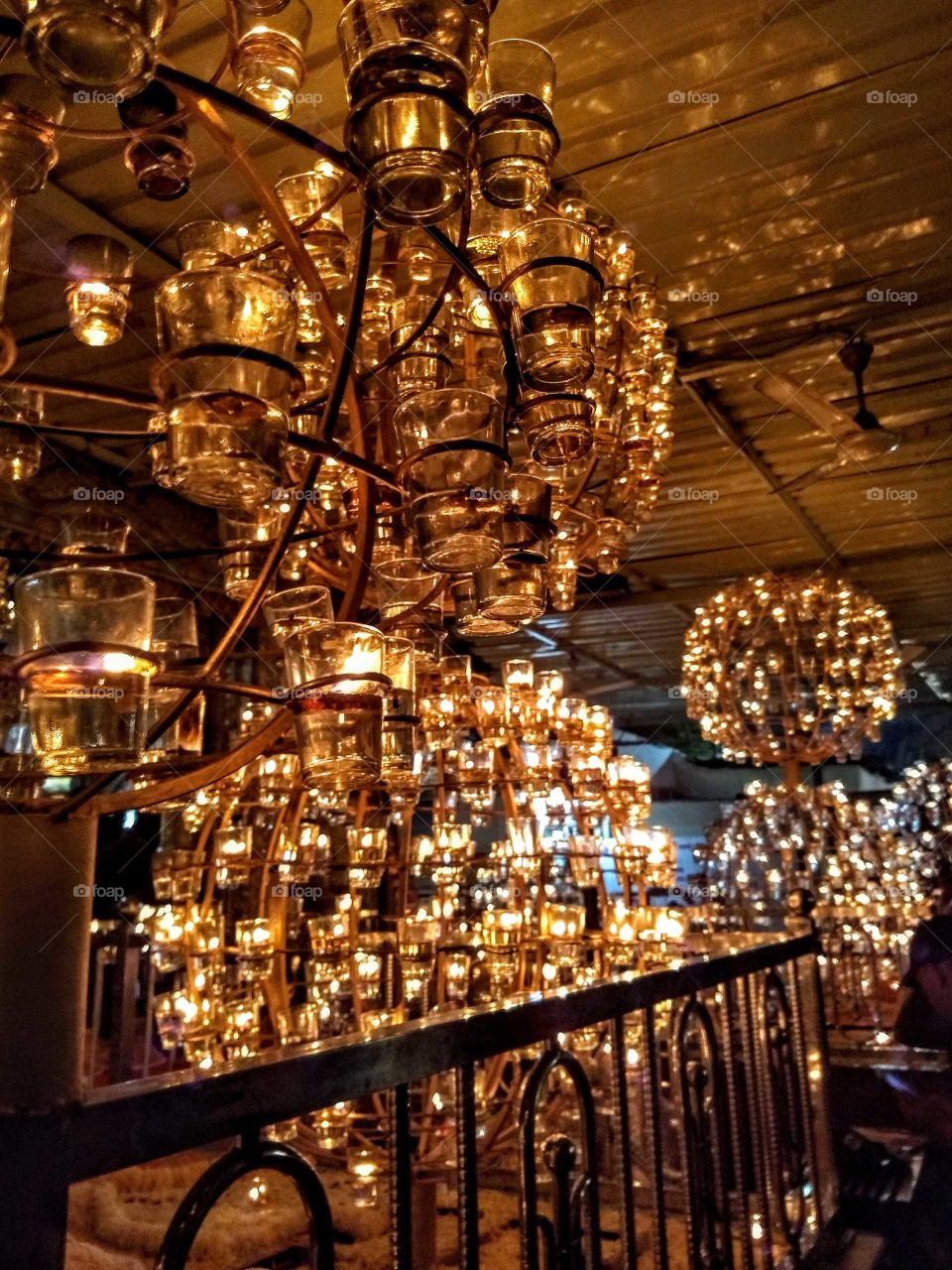 A Very unique decoration at Dagdusheth Ganpati temple ( lord Ganesha, Indian deity)Pune, India.