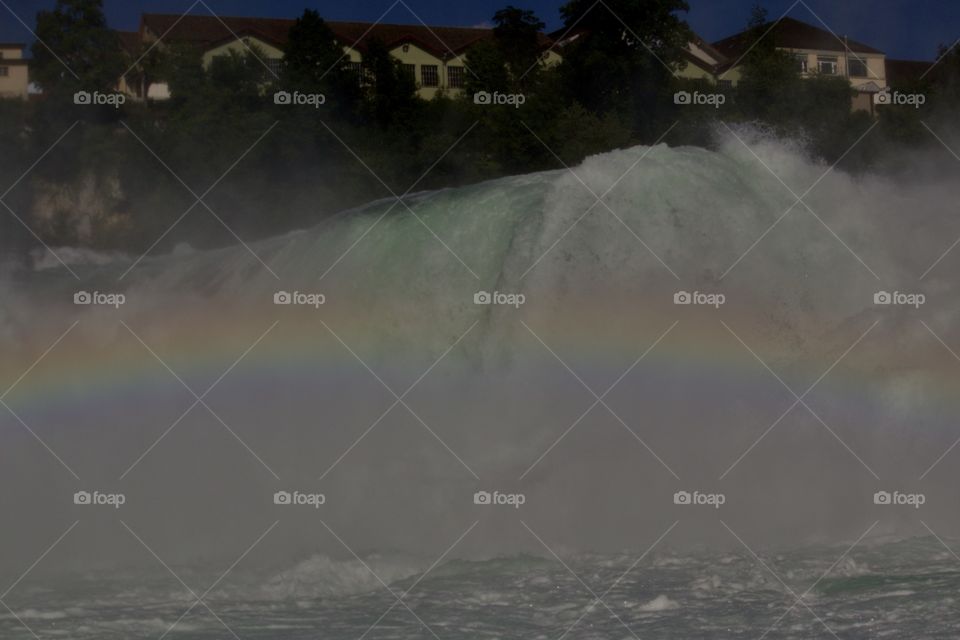 Rainbow Over Rhine  Falls