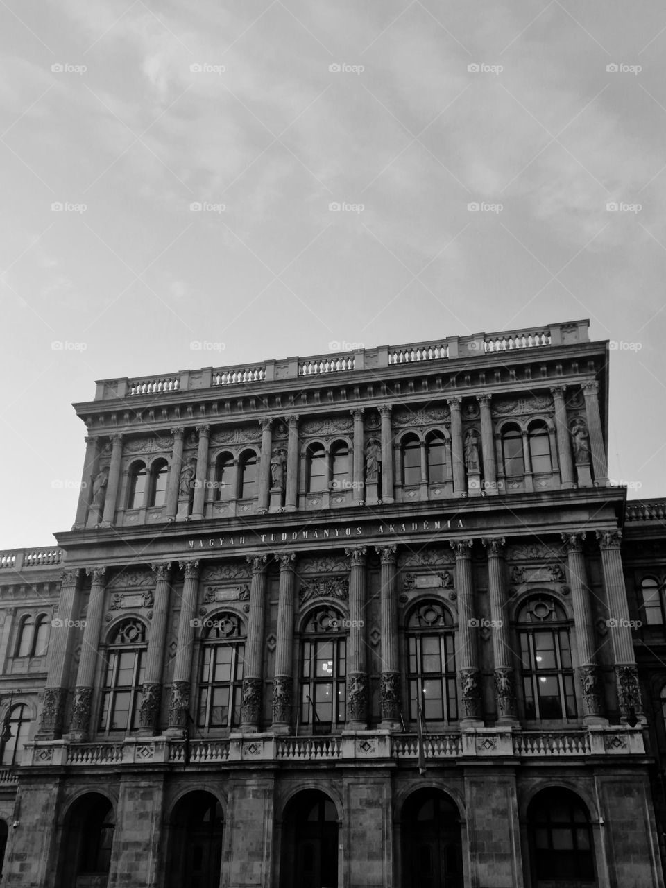 the architecture of the Hungarian Academy of Sciences