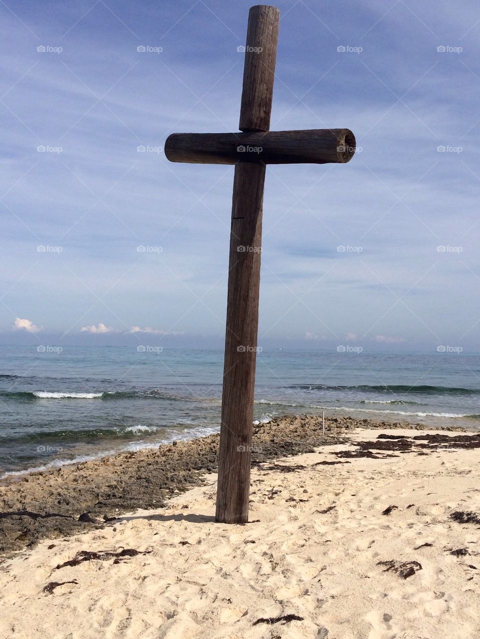 Beach cross 