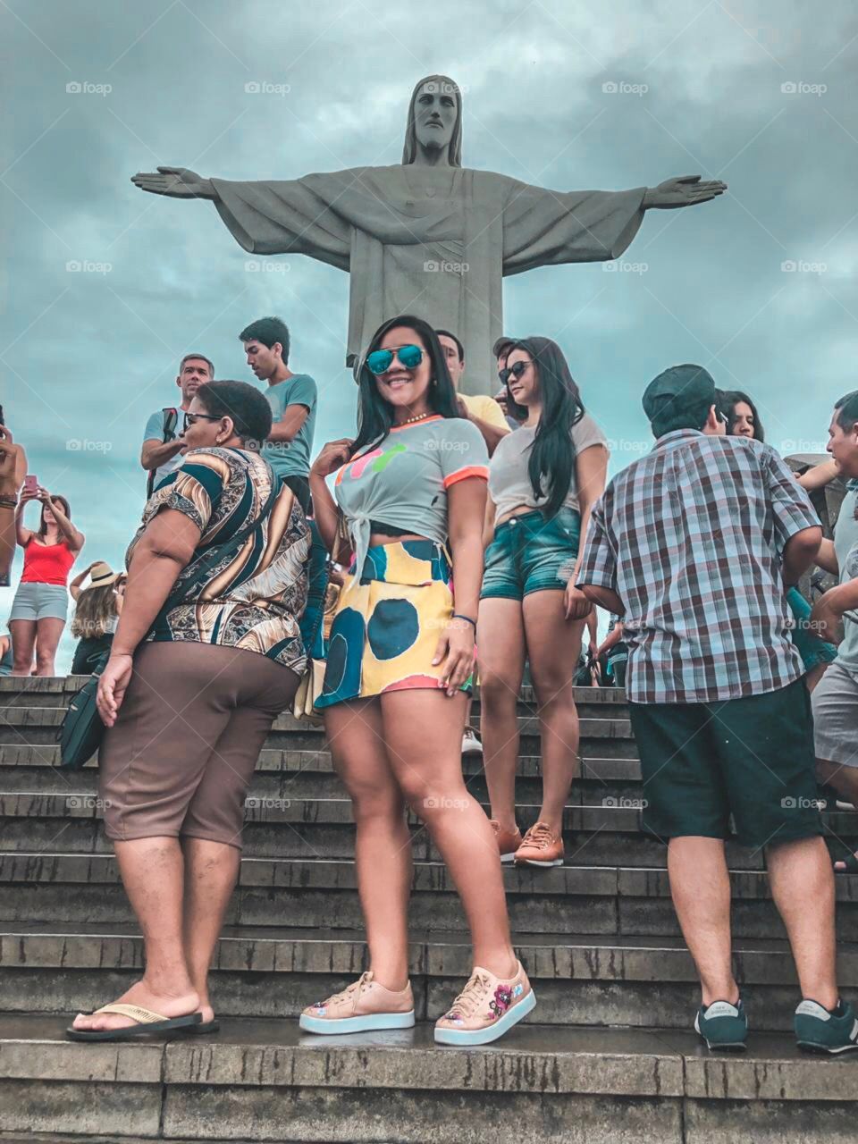 Visit to Christ the Redeemer in Rio de Janeiro.