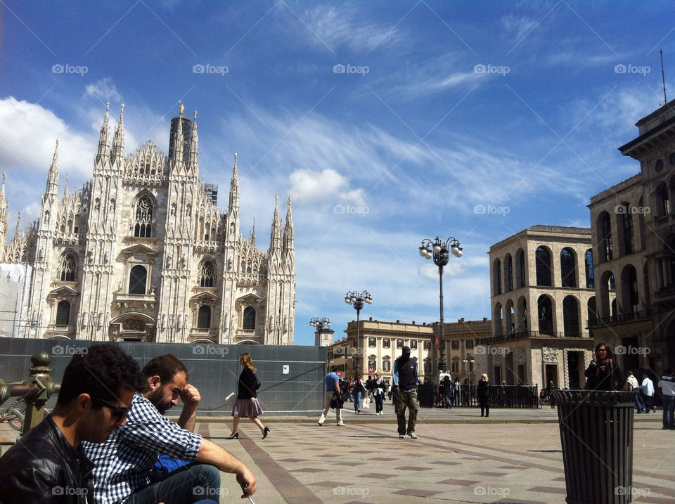 italy milano square sunny by sevgilimm